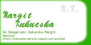 margit kukucska business card